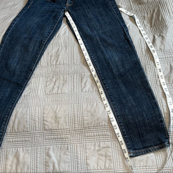 J Crew Factory Womens Toothpick Denim Bue Jeans Dark Wash Size 28 - Picture 7 of 10